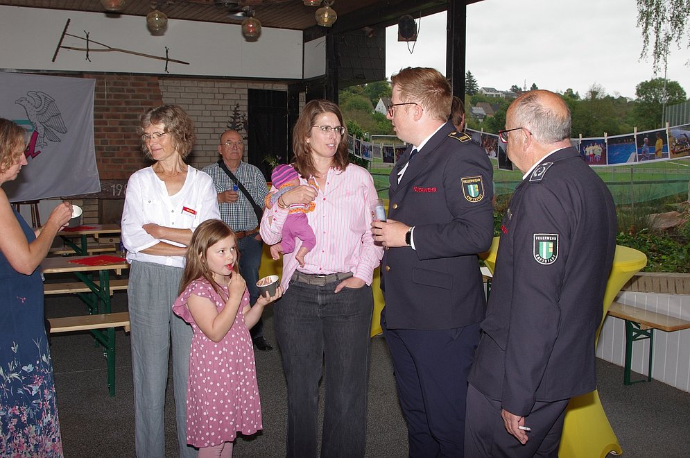 Im Gespräch mit der Feuerwehr